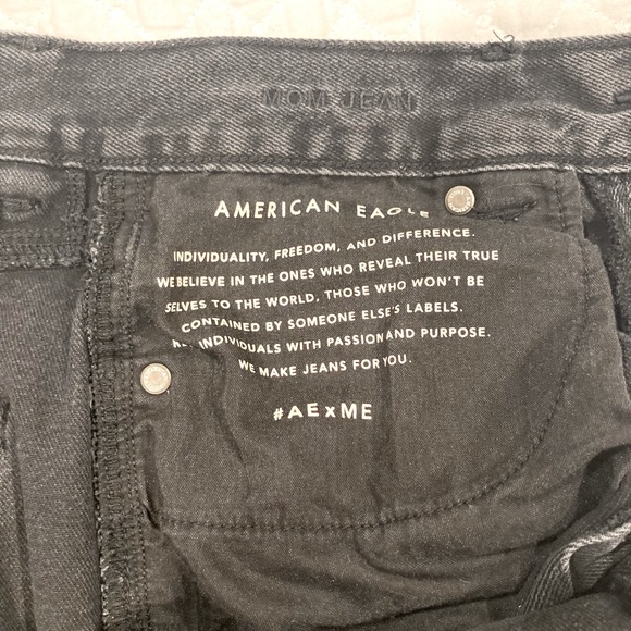 American Eagle Distressed Highwaisted Mom Jeans 4R - Picture 3 of 16